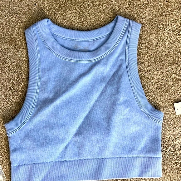 aerie Tops - Aerie crop baby blue top tank M NWT